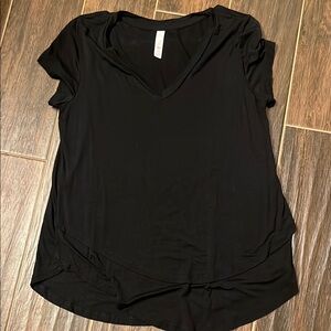 Latched Mama Black Nursing V Neck, XS